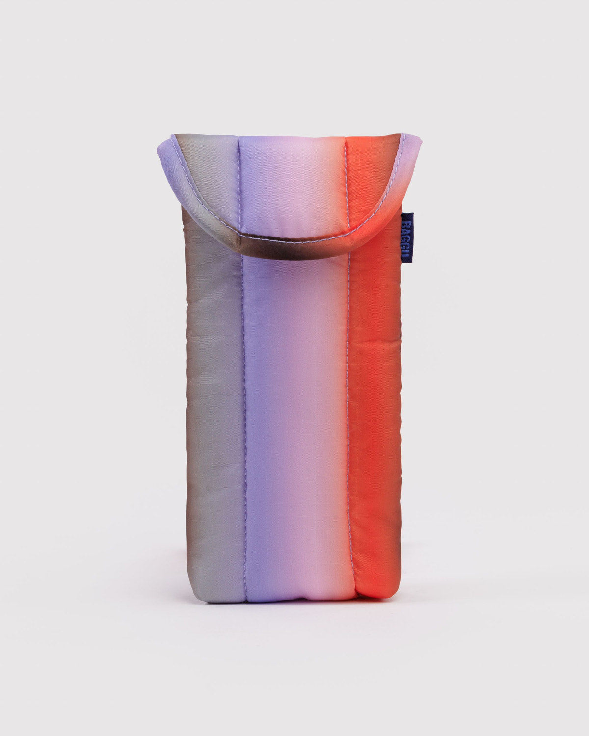 Puffy Glasses Sleeve Gradient Stripe Poppy & Lilac | Baggu Smart Buy