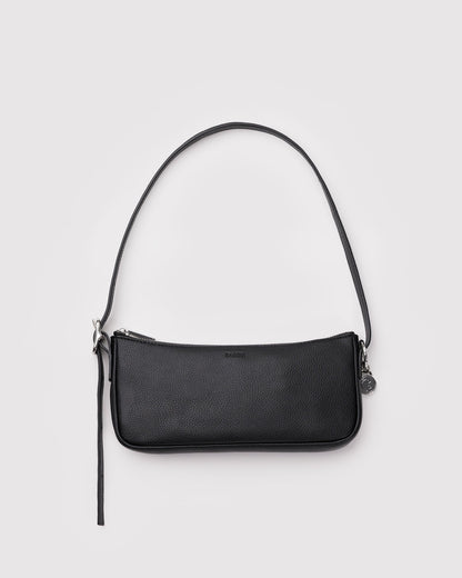 Recycled Leather Pochette Black | Baggu Trusted