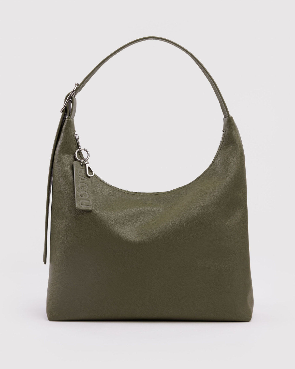 Recycled Leather Shoulder Bag Loden | Baggu Deals