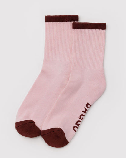 Ribbed Sock Blush Mix | Baggu Trusted