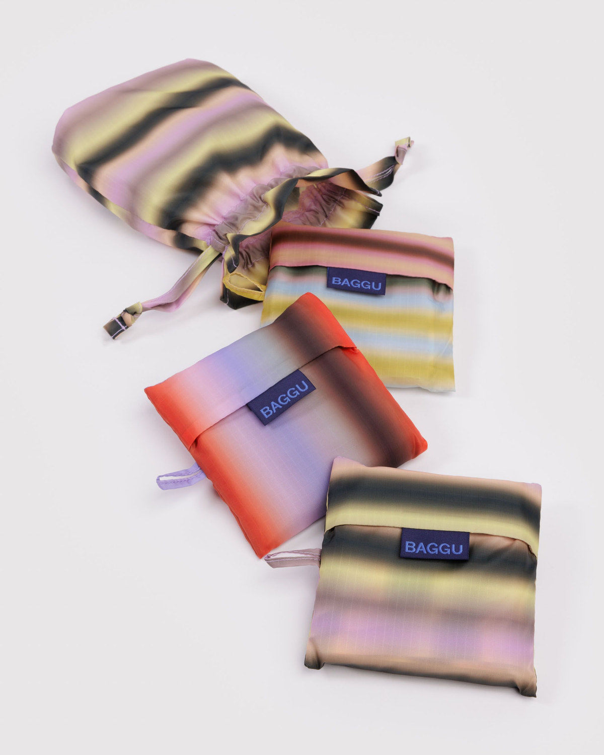 Standard Baggu Set of 3 Gradient Stripes | Baggu Best Seller