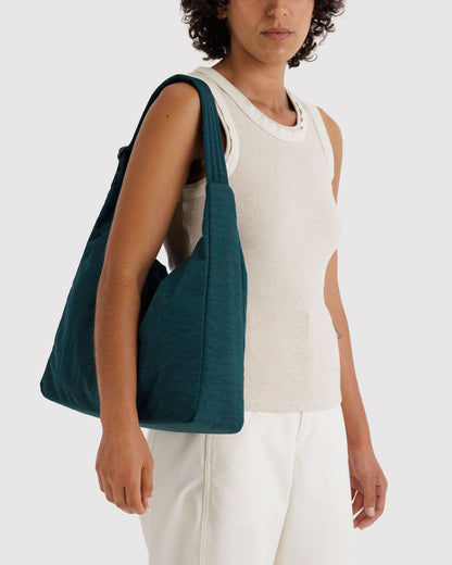 Nylon Shoulder Bag Deep Sea | Baggu Value