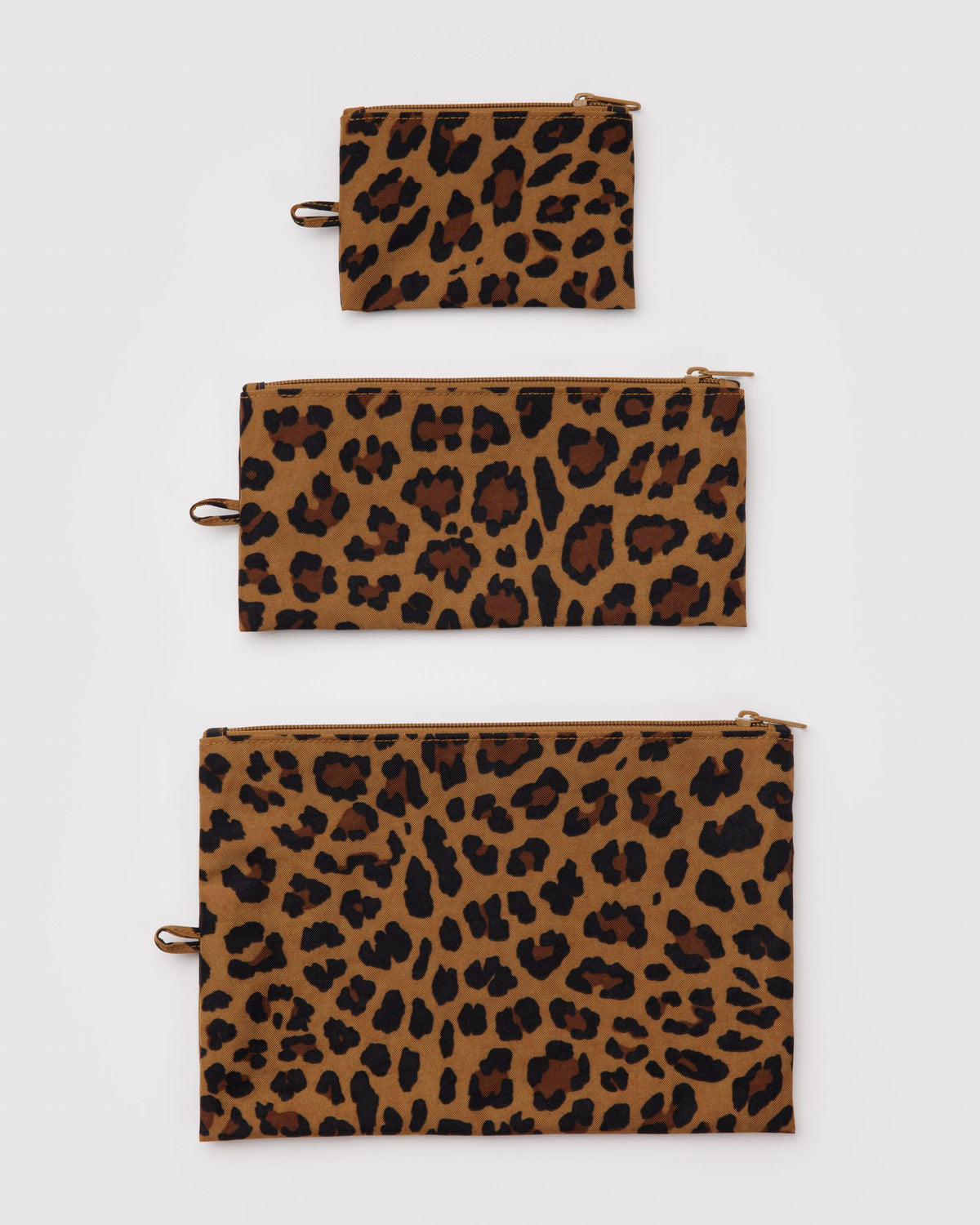Flat Pouch Set Leopard | Baggu Featured