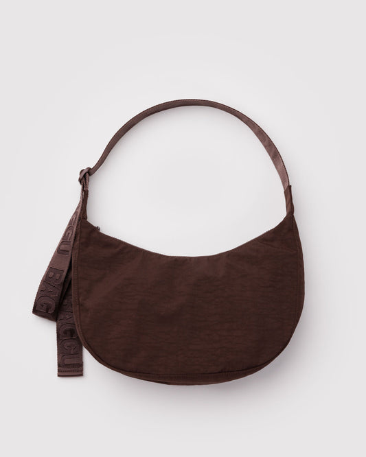 Medium Nylon Crescent Bag Coffee | Baggu Special Offer