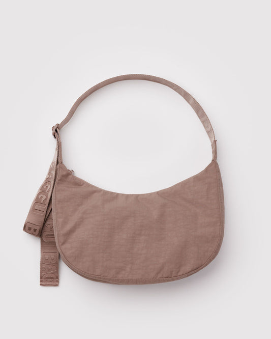 Medium Nylon Crescent Bag Toasted Almond | Baggu Value