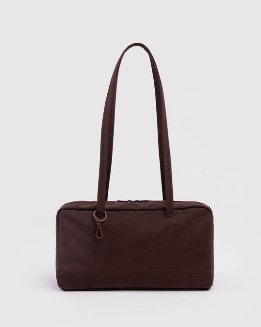 Nylon Bowler Bag Coffee | Baggu Signature