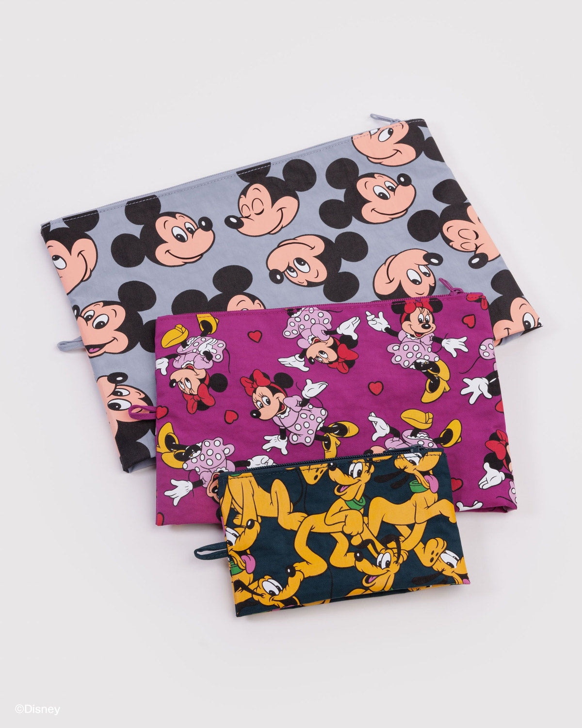 Go Pouch Set Mickey, Minnie & Pluto | Baggu Trending