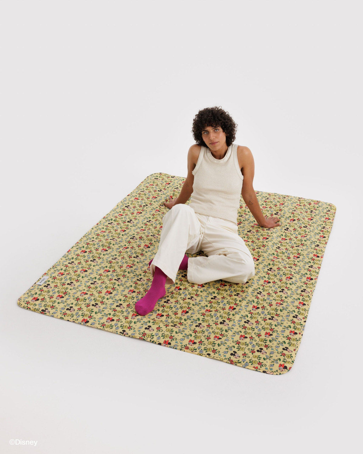 Puffy Picnic Blanket Storybook Floral | Baggu Trending