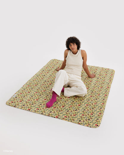 Puffy Picnic Blanket Storybook Floral | Baggu Trending
