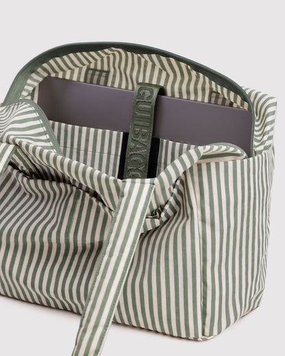 Everyday Cloud Bag Sage Stripe | Baggu Popular