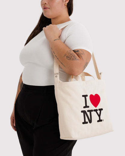 Horizontal Zip Duck Bag I Love NY | Baggu Essential