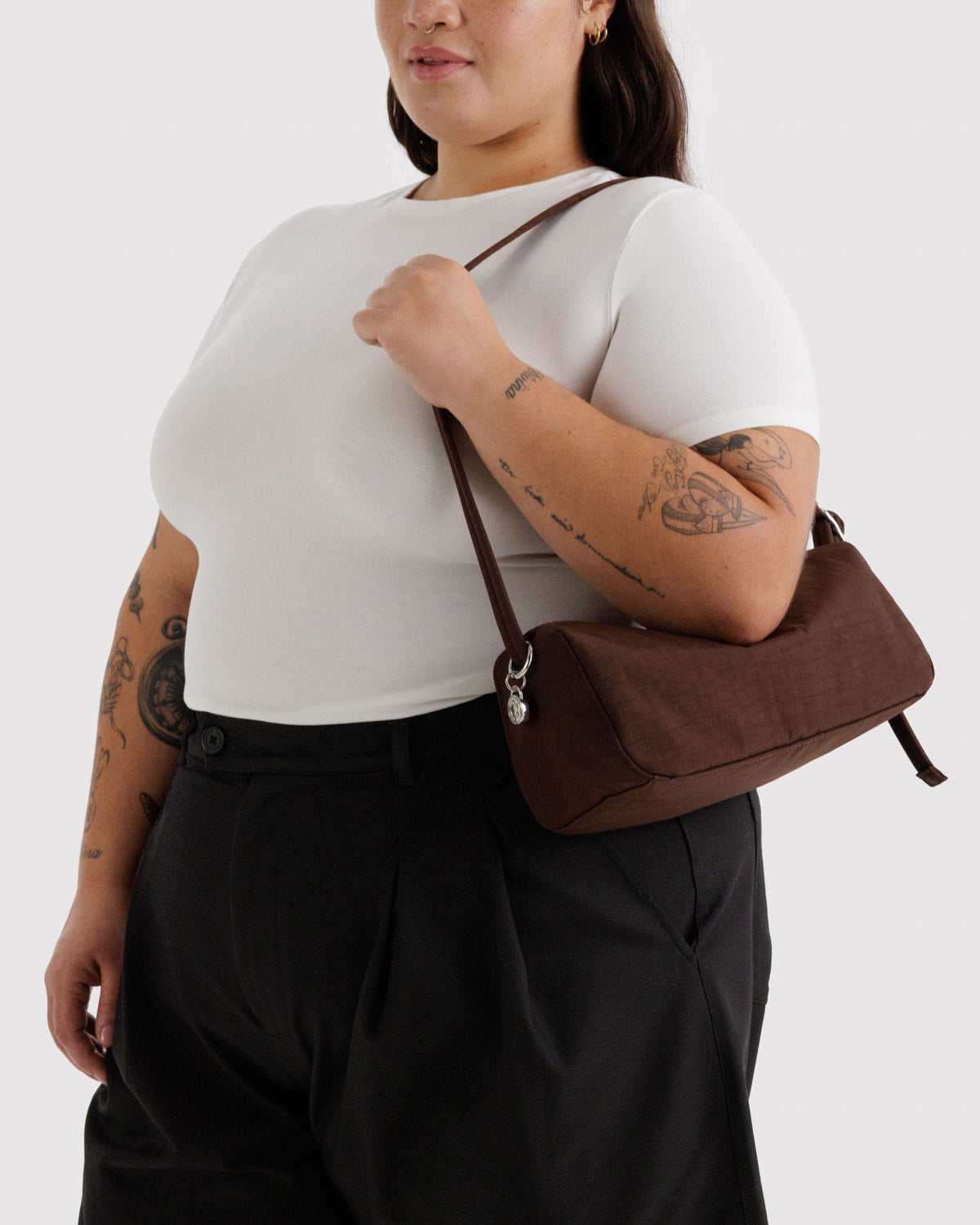 Nylon Loaf Bag Coffee | Baggu Essential