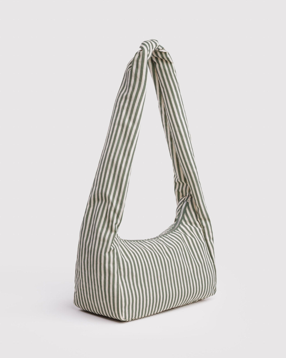 Nylon Meringue Bag Sage Stripe | Baggu Best Seller
