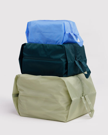 3D Zip Set Lagoon Mix | Baggu Value
