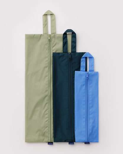 3D Zip Set Lagoon Mix | Baggu Value