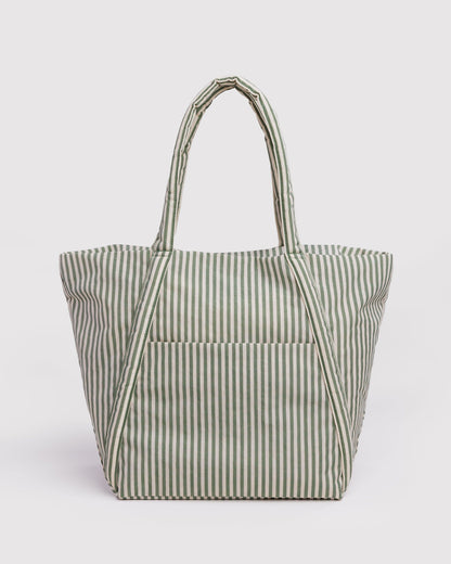 Cloud Bag Sage Stripe | Baggu Premium