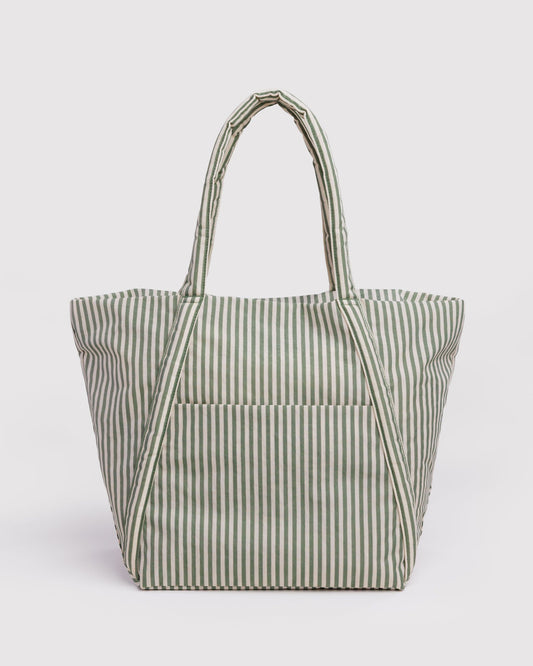 Cloud Bag Sage Stripe | Baggu Premium