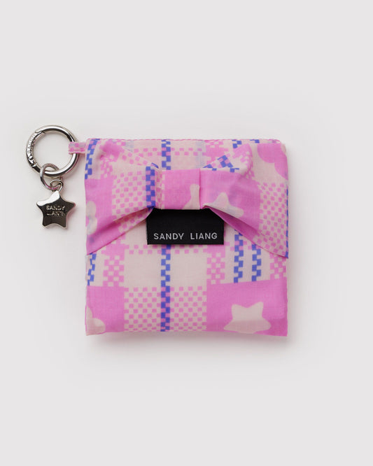 Baby Bow Baggu Market Plaid Pink | Baggu Featured