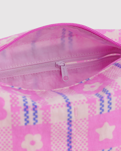 Dopp Kit Market Plaid Pink | Baggu Exclusive
