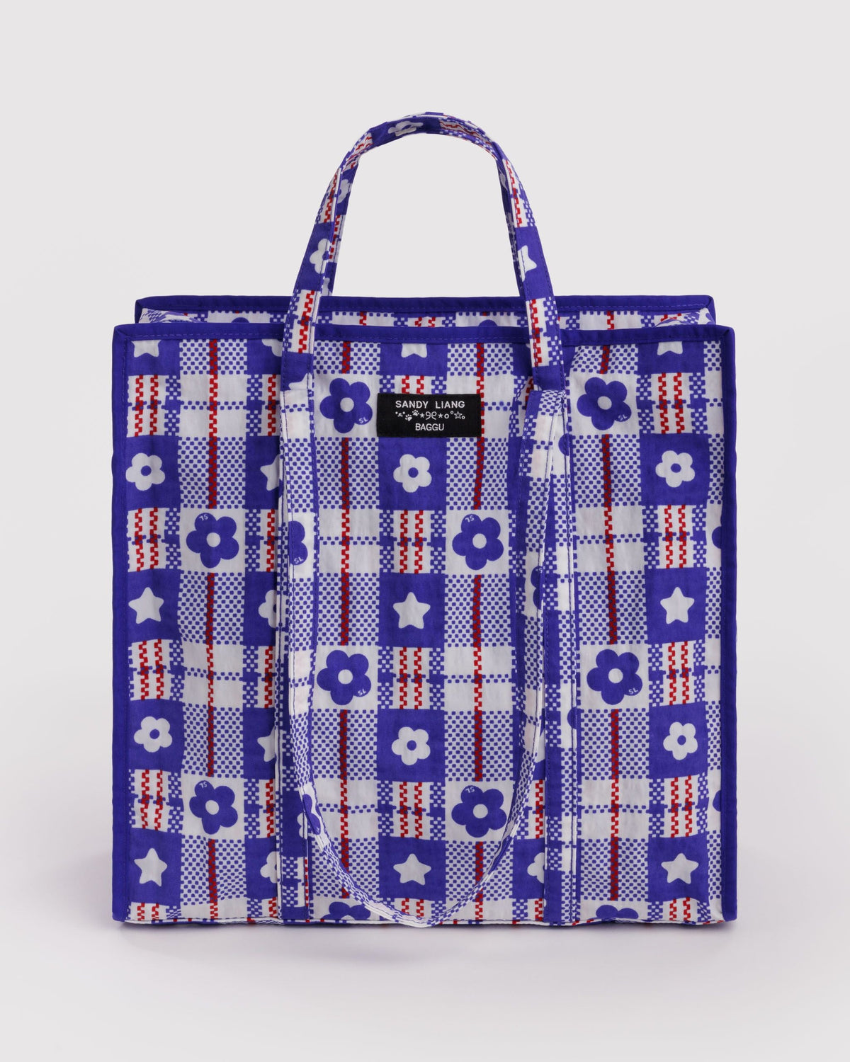 Market Plaid Blue